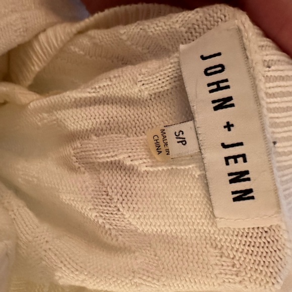 John + Jenn ivory knit size S - Picture 7 of 7